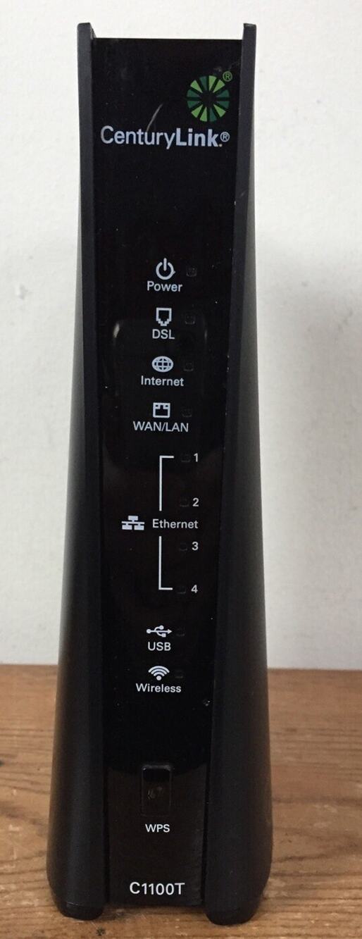 Centurylink Technicolor C1100T DSL Modem 802.11n WiFi Wireless Router TESTED